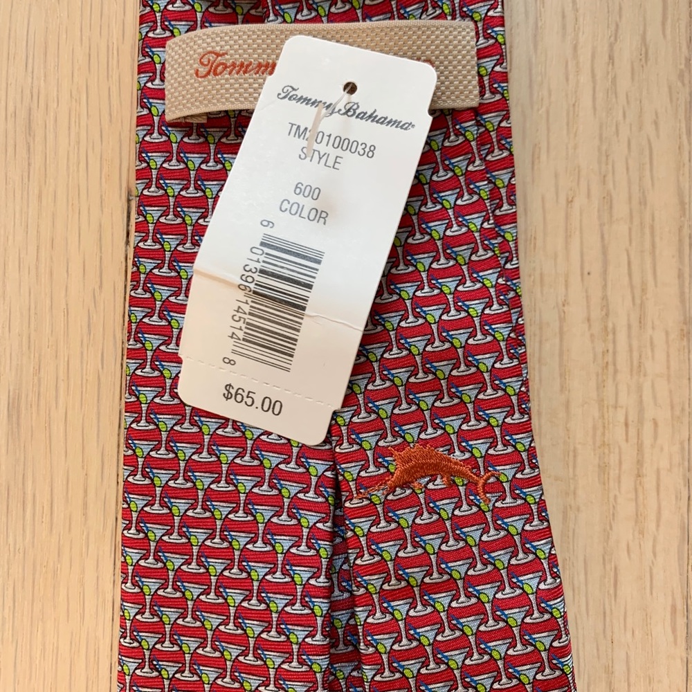 New with tags Tommy Bahama martini tie. NWT